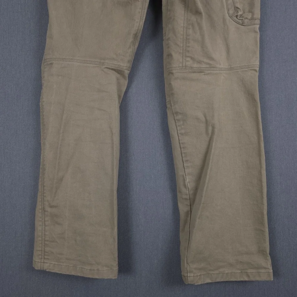 Kuhl Rebel Pants Mens 33x32‎ (Fits 32x32) Khaki Canvas Outdoor Hiking 5139